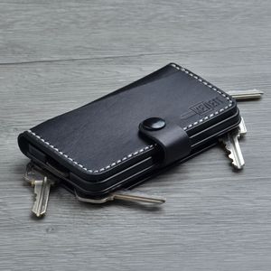 Keylett Leather Wallet, RFID, Black, NWT